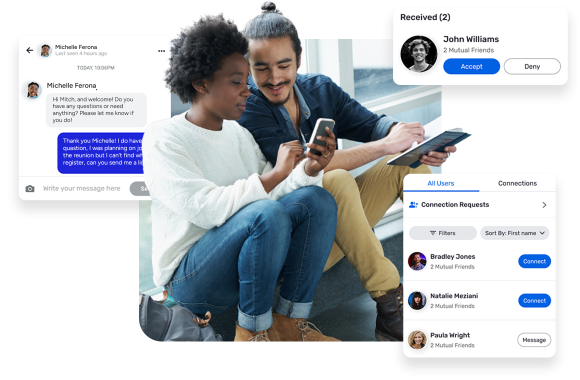 Improve student retention and help them connect with peers